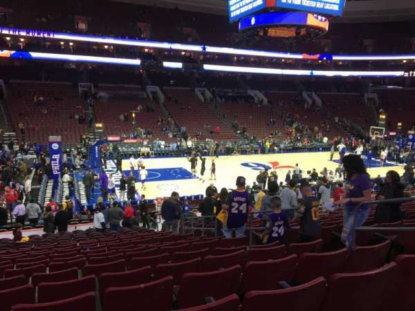 Xfinity Mobile Arena, section: 123, row: 19, seat: 11