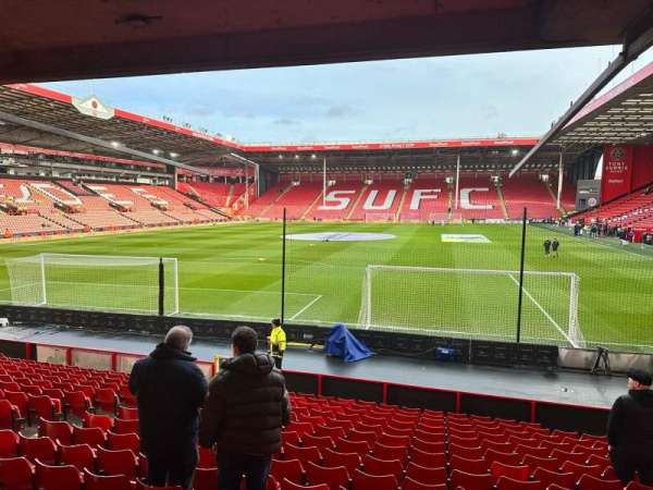 Bramall Lane, section: BL1, row: I, seat: 41