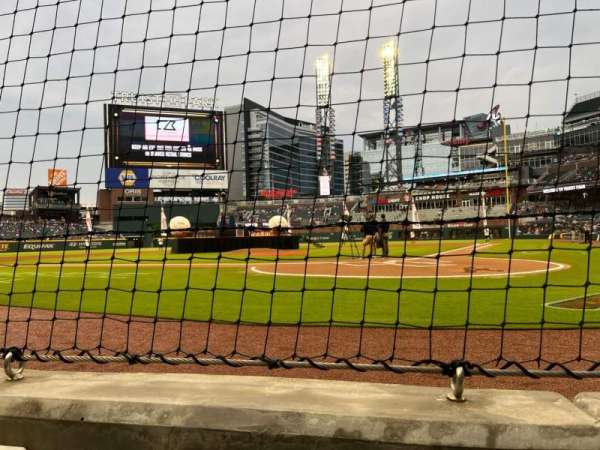Truist Park, section: 6, row: 1, seat: 6