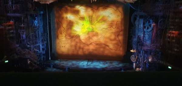 Apollo Victoria Theatre, section: Dress Circle, row: A, seat: 21