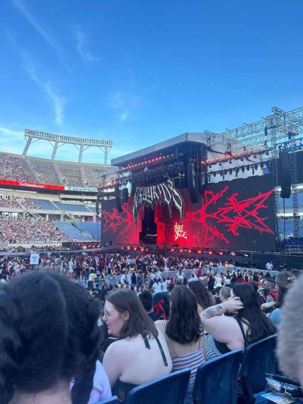Camping World Stadium, section: 134, row: J, seat: 12