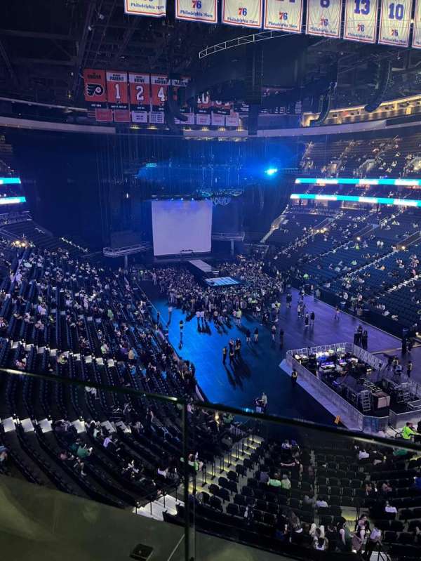 Xfinity Mobile Arena, section: 205A, row: 1, seat: 3
