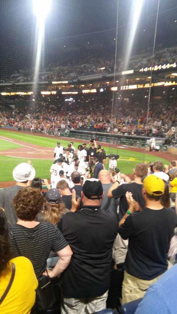 PNC Park, section: 21, row: M, seat: 6