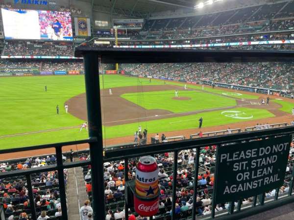 Daikin Park, section: 210, row: 1, seat: 14
