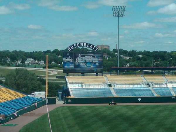 Rosenblatt Stadium, section: 15, row: A, seat: 1