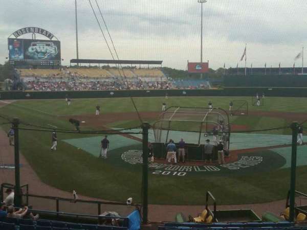 Rosenblatt Stadium, section: 15, row: A, seat: 1