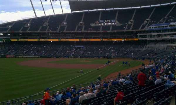 Kauffman Stadium, section: 209, row: KK, seat: 13