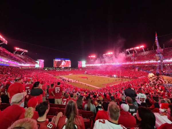 Raymond James Stadium, section: 244, row: W, seat: 13