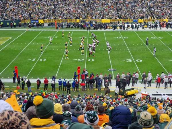 Lambeau Field, section: 124, row: 49, seat: 17