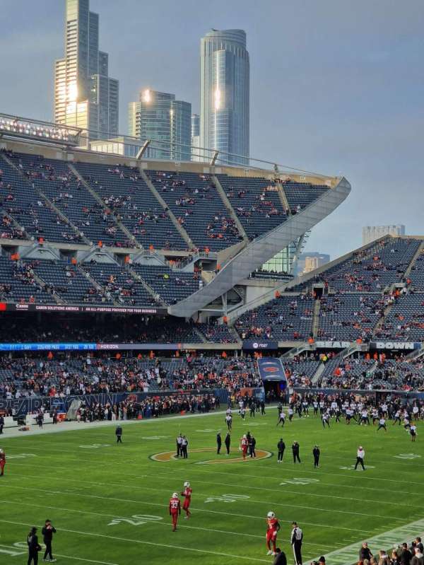 Soldier Field, section: 218, row: 4, seat: 21