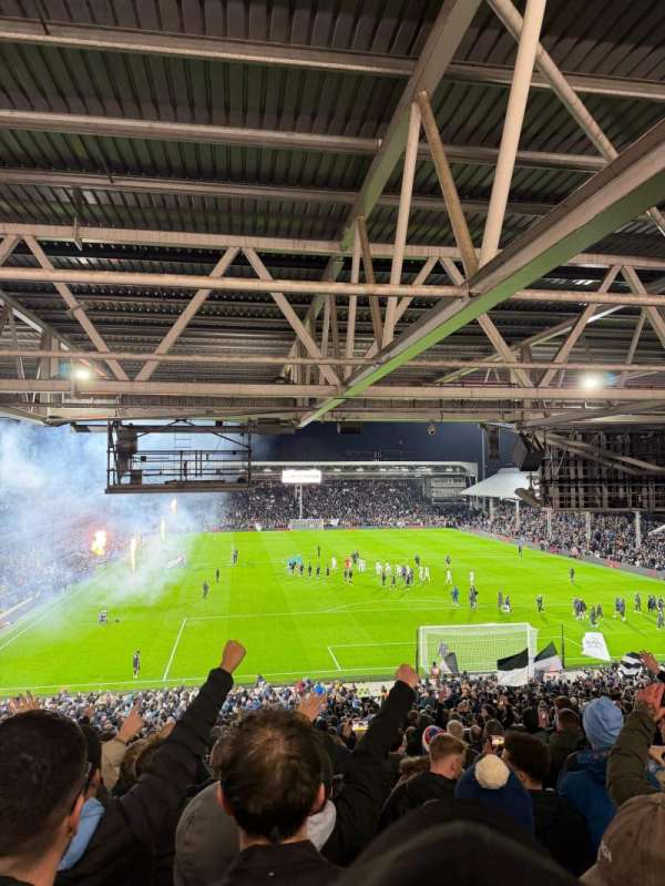 Craven Cottage, section: P5, row: YY, seat: 107