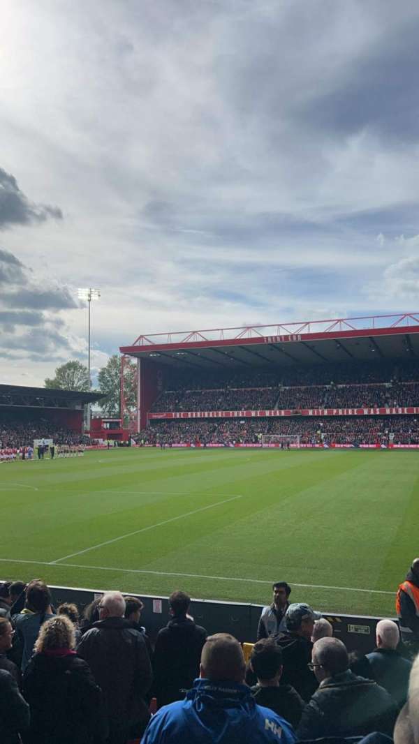 City Ground, section: W2, row: J, seat: 83