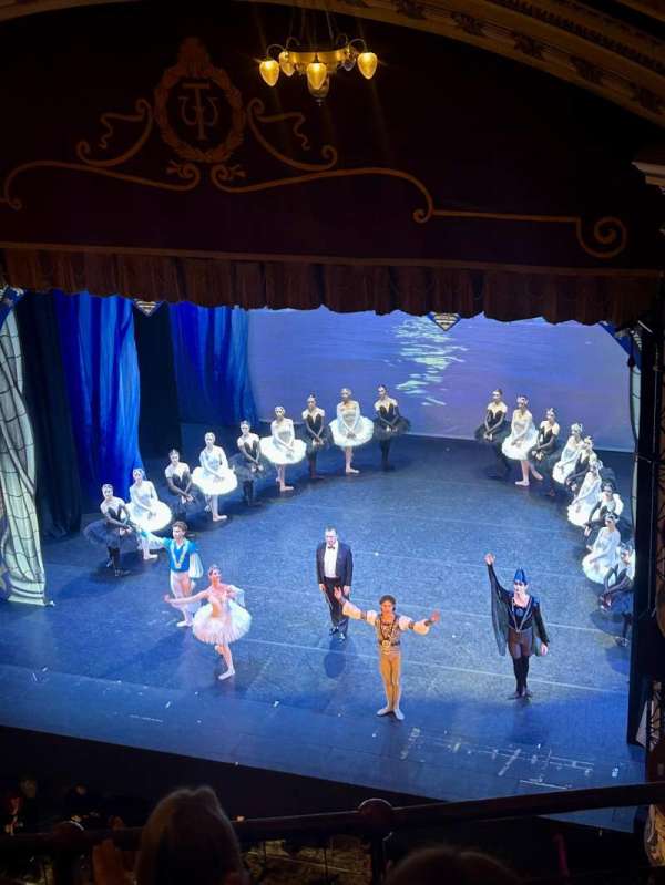 New Wimbledon Theatre, section: Upper Circle, row: D, seat: 6