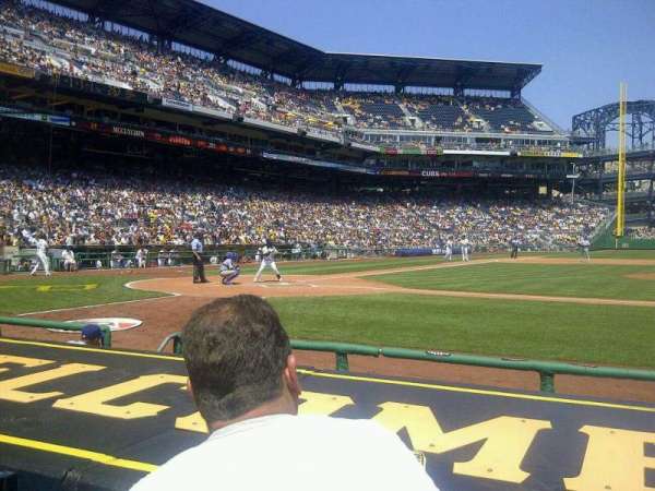 PNC Park, section: 11, row: G, seat: 8