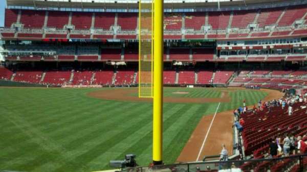 Great American Ball Park, section: 106, row: Q, seat: 1