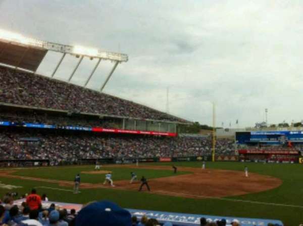 Kauffman Stadium, section: 140