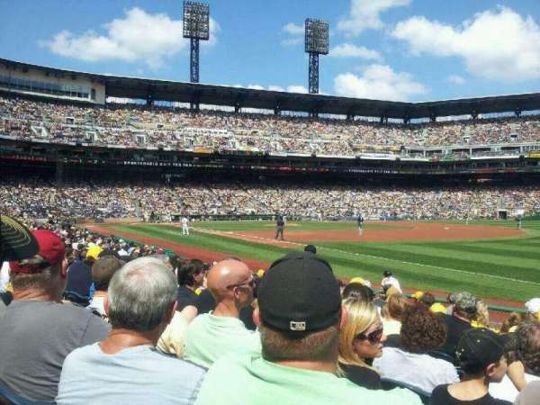 PNC Park, section: 4, row: M, seat: 1