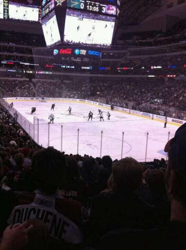 American Airlines Center, section: 114, row: V, seat: 3