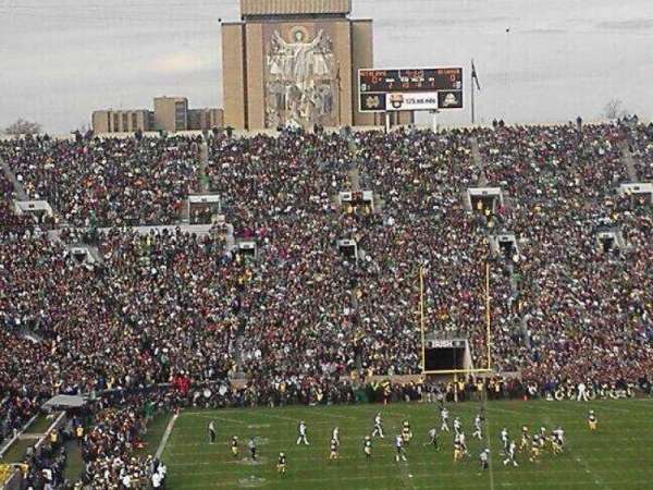 Notre Dame Stadium, section: 120