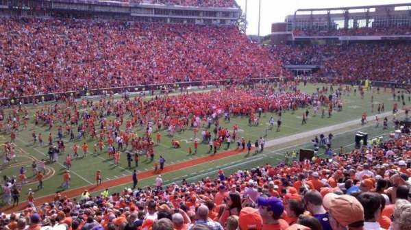 Memorial Stadium, Clemson, section: K, row: QQ, seat: 27