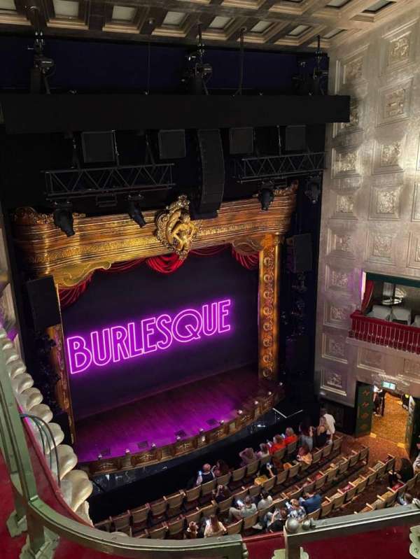 Savoy Theatre, section: Grand Circle, row: B, seat: 26