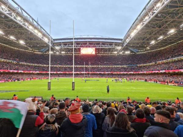Principality Stadium, section: L40, row: 18, seat: 15