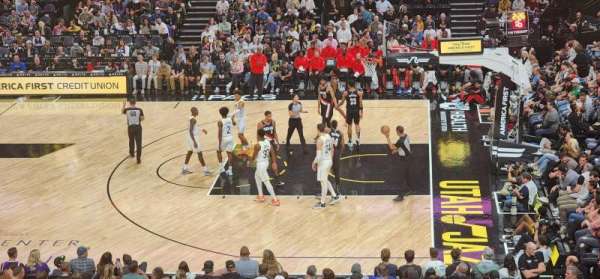Delta Center, section: 17, row: 21, seat: 1