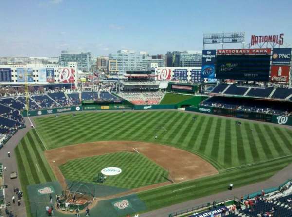 Nationals Park, section: 416, row: A, seat: 19