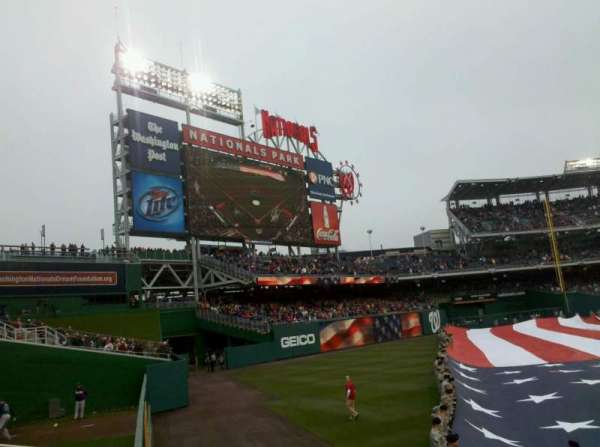 Nationals Park, section: 104, row: A