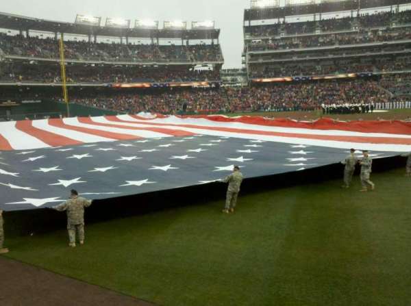 Nationals Park, section: 104, row: A