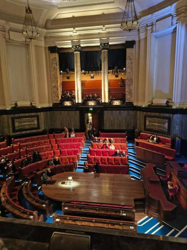 London County Hall, section: North Gallery, row: A, seat: 40