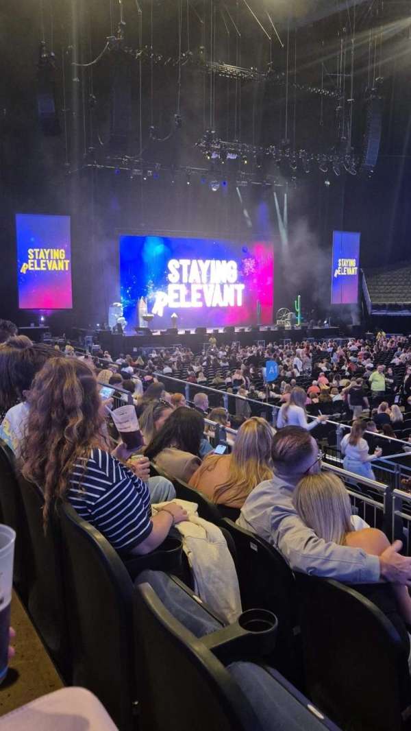 The O2, London, section: 102, row: L, seat: 81