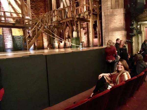 CIBC Theatre, section: Orchestra C, row: B, seat: 105, 106