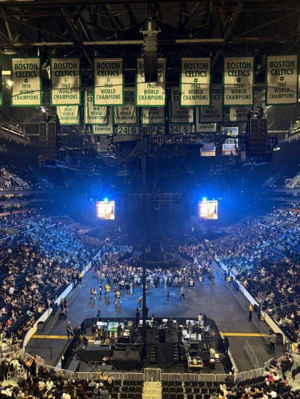 TD Garden, section: 308, row: 1, seat: 19