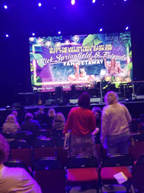 The Venue at Horseshoe Casino, Hammond, section: 102, row: H, seat: 16