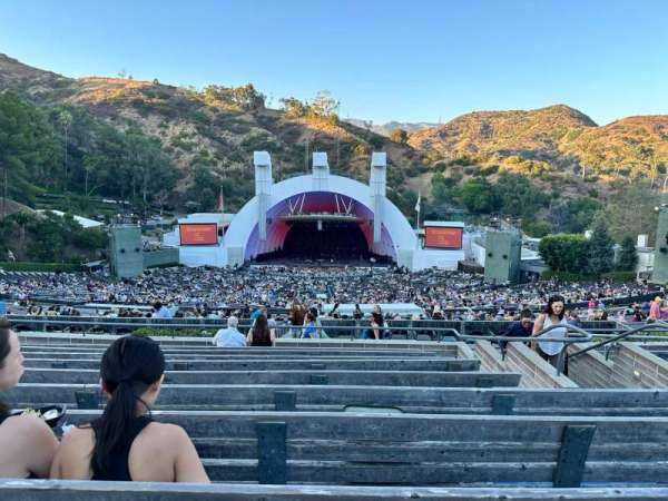 Hollywood Bowl, section: M1, row: 10, seat: 11