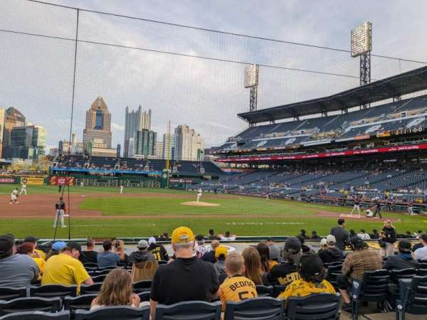 PNC Park, section: 123, row: A, seat: 11