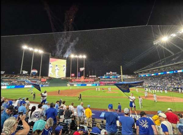 Kauffman Stadium, section: 122, row: J, seat: 6