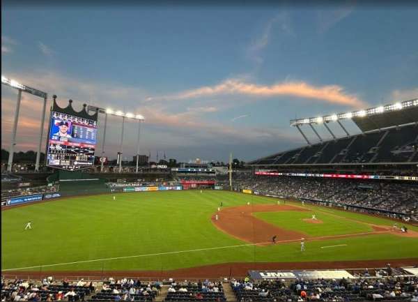 Kauffman Stadium, section: 303, row: B, seat: 3