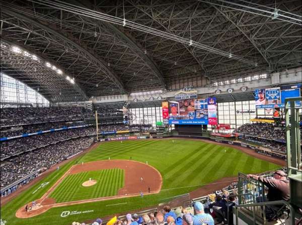 American Family Field, section: 415, row: 8, seat: 15