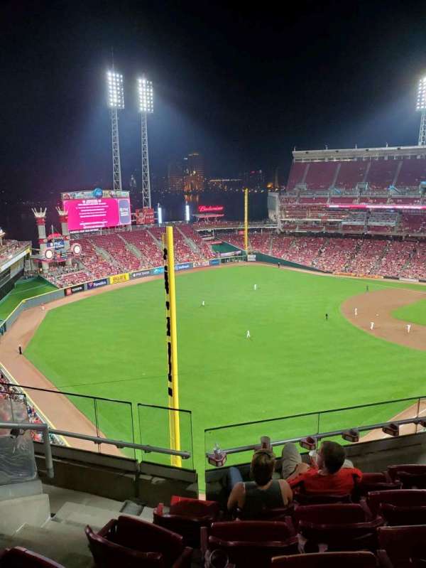 Great American Ball Park, section: 510, row: E, seat: 19