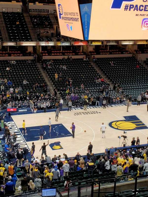 Gainbridge Fieldhouse, section: 107, row: 11, seat: 6