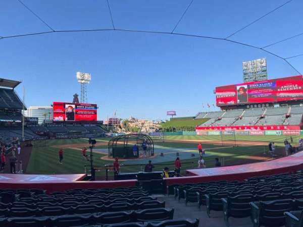 Angel Stadium, section: 119, row: P, seat: 8