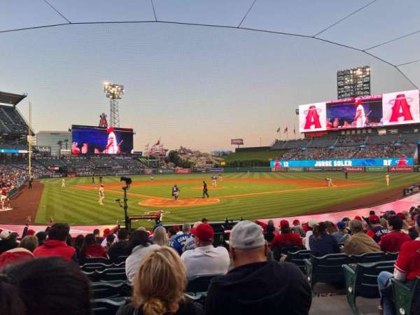 Angel Stadium, section: 119, row: P, seat: 8