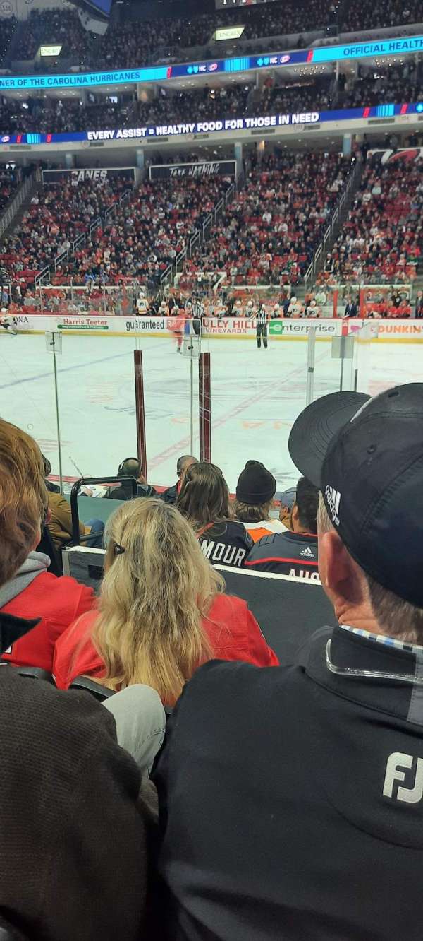 Lenovo Center, section: 118, row: H, seat: 7