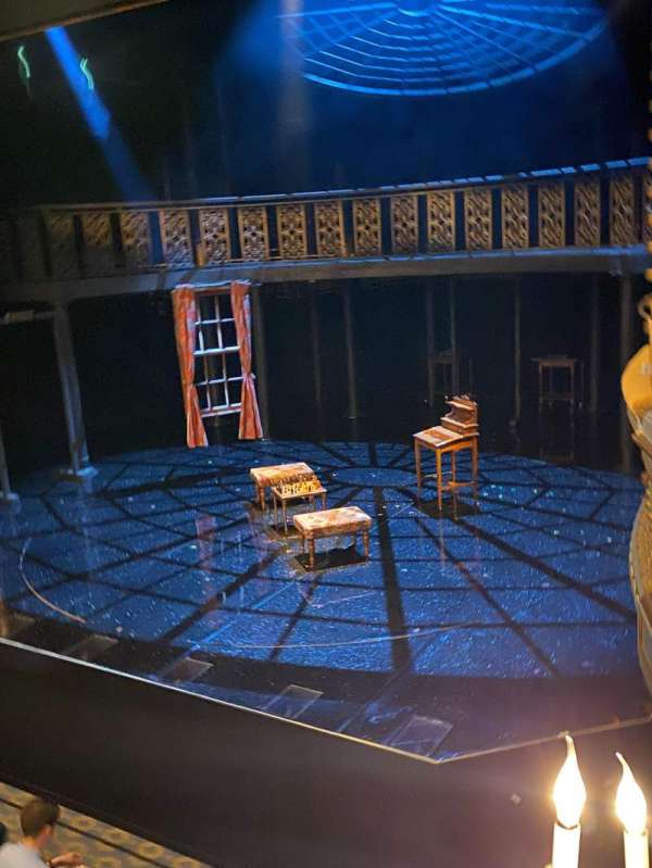 Harold Pinter theatre, section: Dress Circle, row: Box D, seat: 4