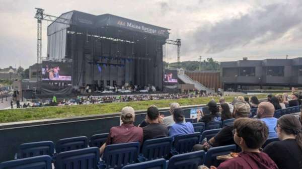 Maine Savings Amphitheater, section: 206, row: G, seat: 12