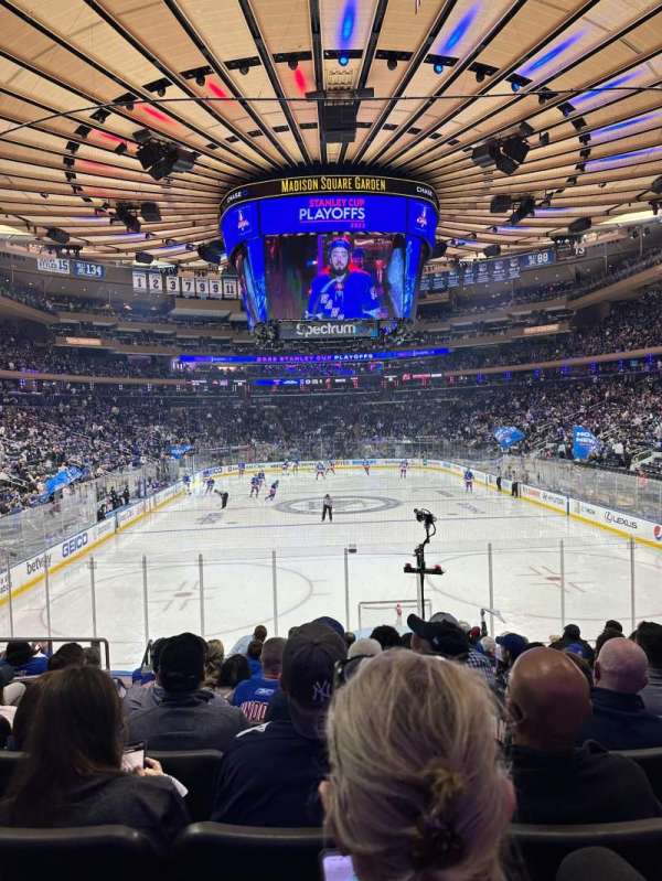 Madison Square Garden, section: 112, row: 13, seat: 5