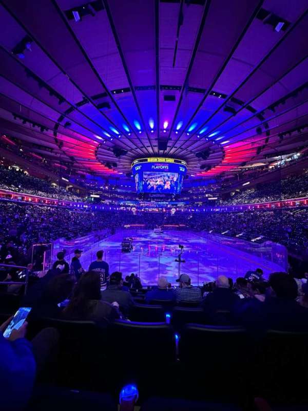 Madison Square Garden, section: 112, row: 13, seat: 5