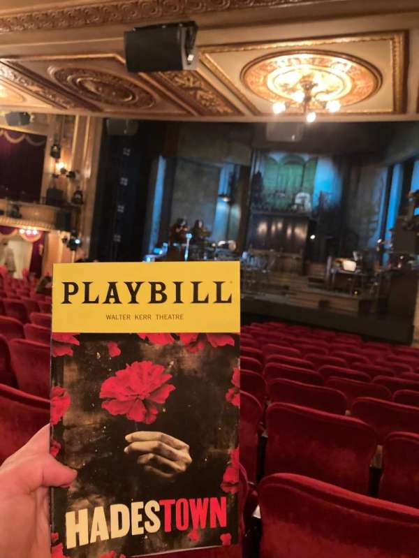 Walter Kerr Theatre, section: Orchestra R, row: R